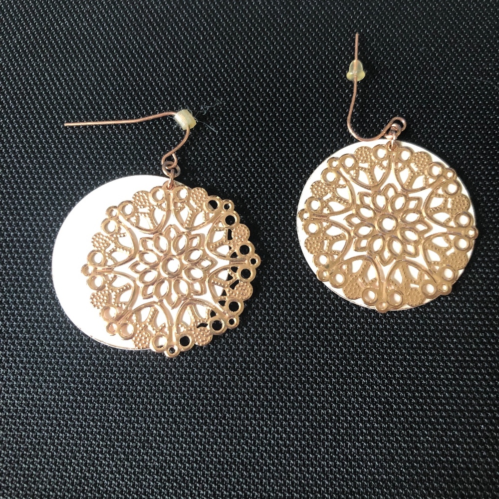Rose Gold Earrings